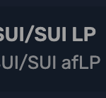 【SUI】AftermathでSUI-afSUIの流動性を提供してファーミングを始める流れを紹介
